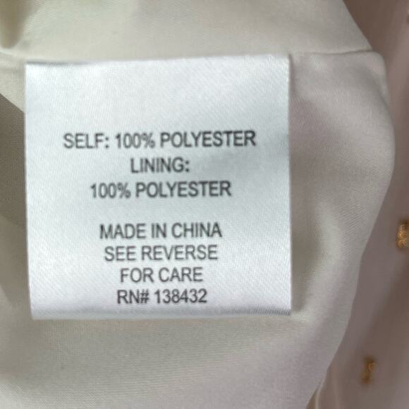 New ModCloth Illuminated Elegance Ivory Metallic Chiffon Maxi Dress - Picture 11 of 12